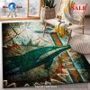 [SALE] Miami Dolphins Skyline NFL Team Logos Area Rug, Living room and bedroom Rug – Indoor Outdoor Rugs