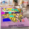[SALE] Minnesota Vikings NFL Rug Room Carpet Sport Custom Area Floor Home Decor – Indoor Outdoor Rugs