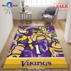 [SALE] Minnesota Vikings NFL Rug Room Carpet Sport Custom Area Floor Home Decor – Indoor Outdoor Rugs