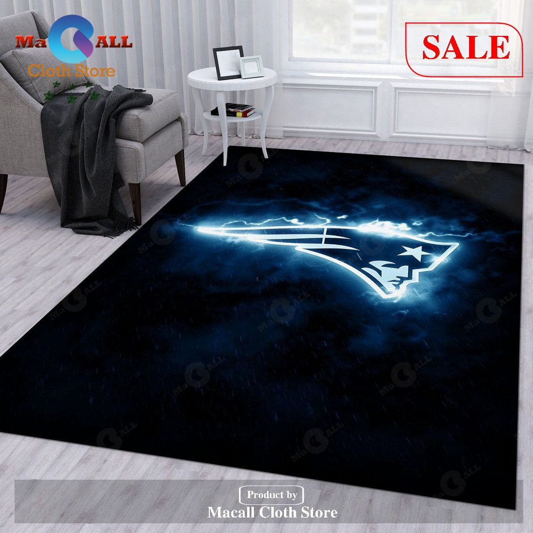 [SALE] New England Patriots NFL Area Rug Living Room Rug US Gift Decor – Indoor Outdoor Rugs