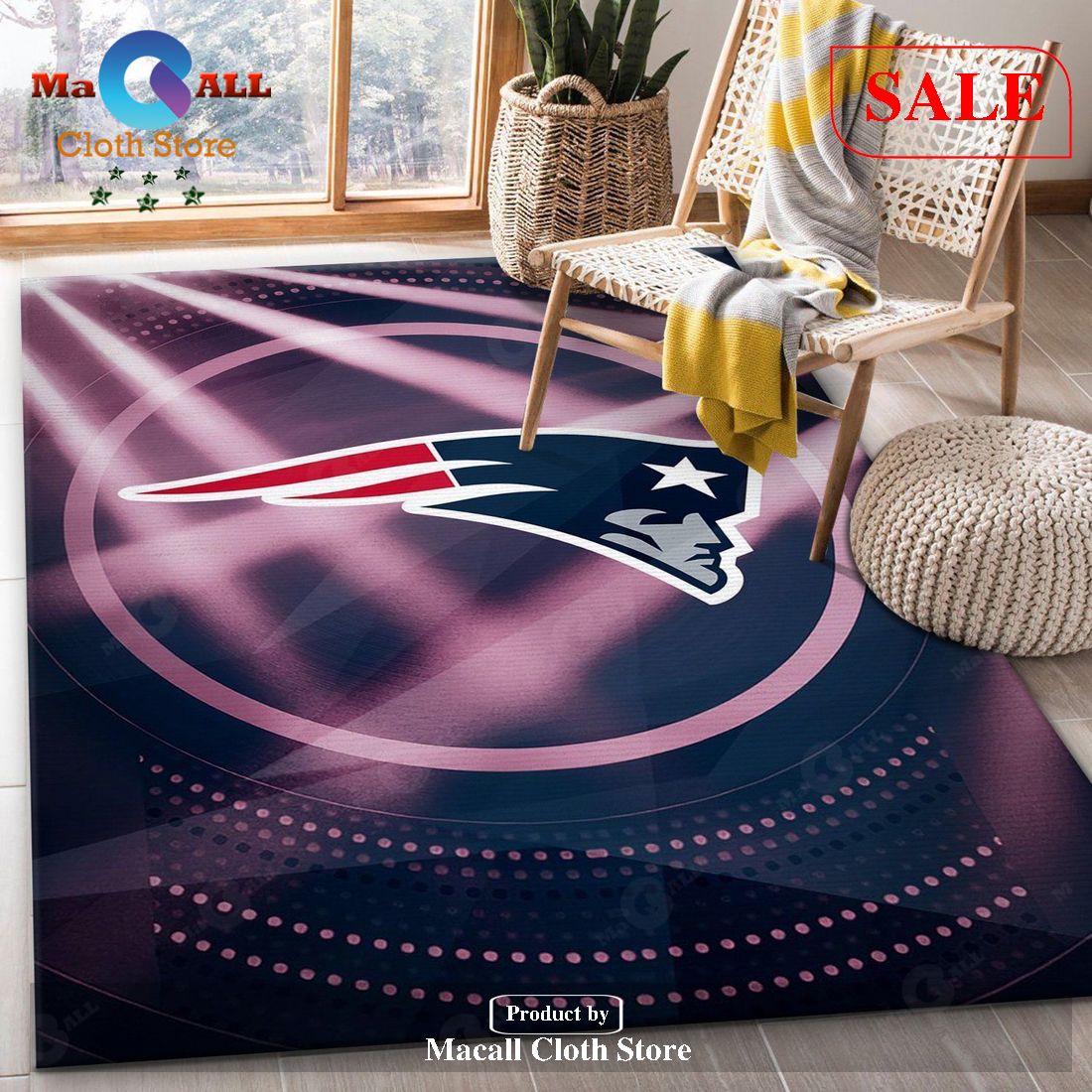 [SALE] New England Patriots NFL Rug Bedroom Rug Christmas Gift US Decor – Indoor Outdoor Rugs