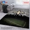 [SALE] New Orleans Saints NFL Area Rug For Christmas, Kitchen Rug, Christmas Gift US Decor – Indoor Outdoor Rugs