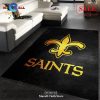 [SALE] New Orleans Saints NFL Reangle Area Rug, Bedroom Rug – Home Decor Floor Decor – Indoor Outdoor Rugs