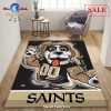[SALE] New Orleans Saints NFL Area Rug, Living Room Rug – Indoor Outdoor Rugs