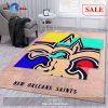 [SALE] New Orleans Saints NFL Team Logo Area Rugs Living Room Carpet Floor Decor The US Decor – Indoor Outdoor Rugs