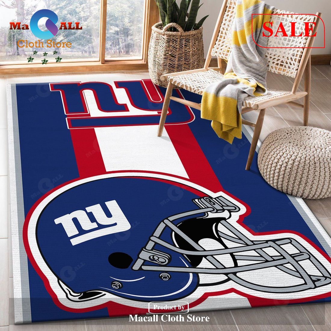 [SALE] New York Giants NFL Team Logo Helmet Nice Gift Home Decor Rectangle Area Rug RER – Indoor Outdoor Rugs
