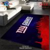 [SALE] New York Giants Skyline NFL Team Logos Area Rug, Bedroom – Indoor Outdoor Rugs