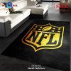 [SALE] NFL Black NFL Area Rug For Christmas, Kitchen Rug – Indoor Outdoor Rugs