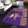 [SALE] Personalized Minnesota Vikings Personalized Accent Rug NFL Area Rug, Living room and bedroom Rug – Indoor Outdoor Rugs