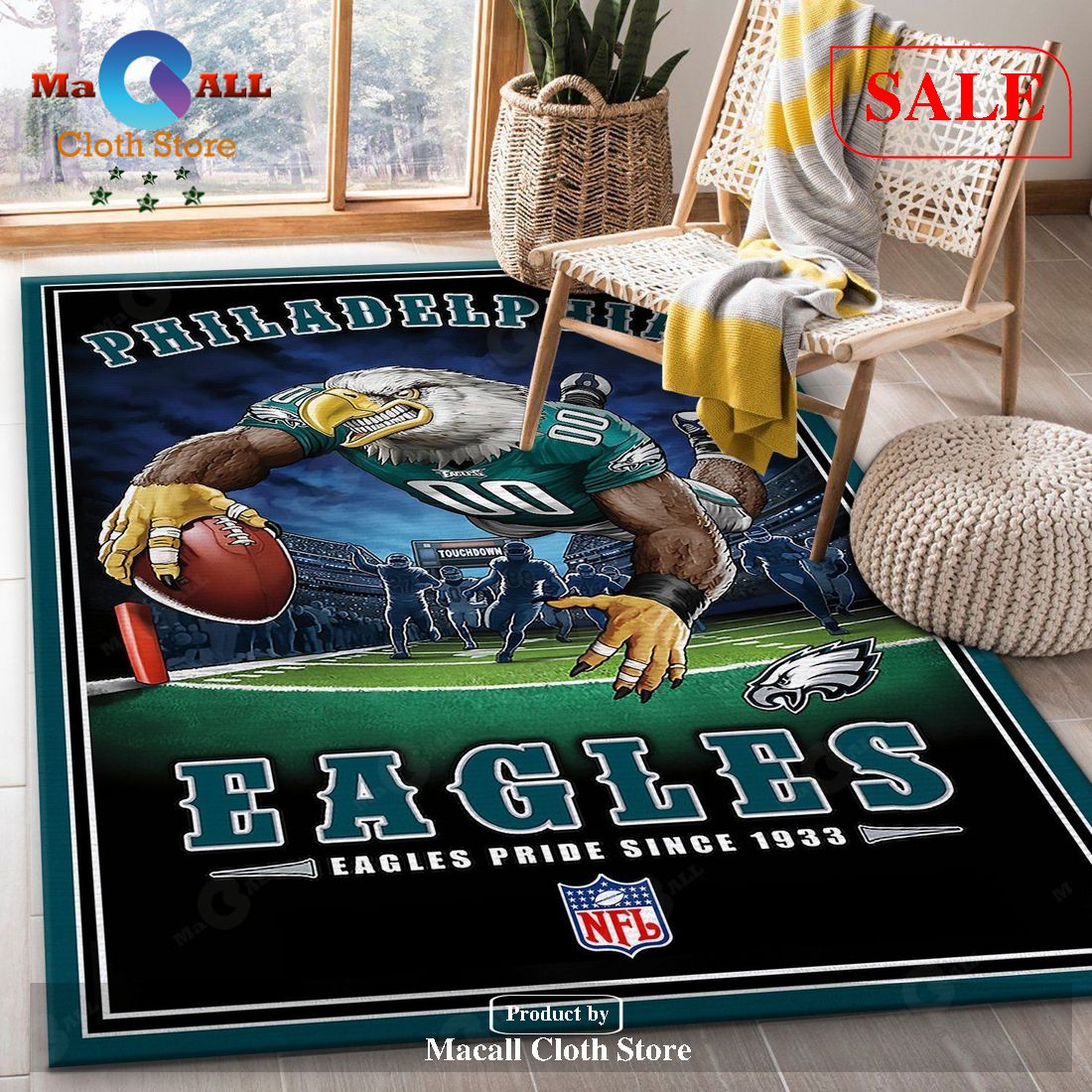 [SALE] Philadelphia Eagles NFL Team Pride Nice Gift Home Decor Rectangle Area Rug RER G1F5 – Indoor Outdoor Rugs