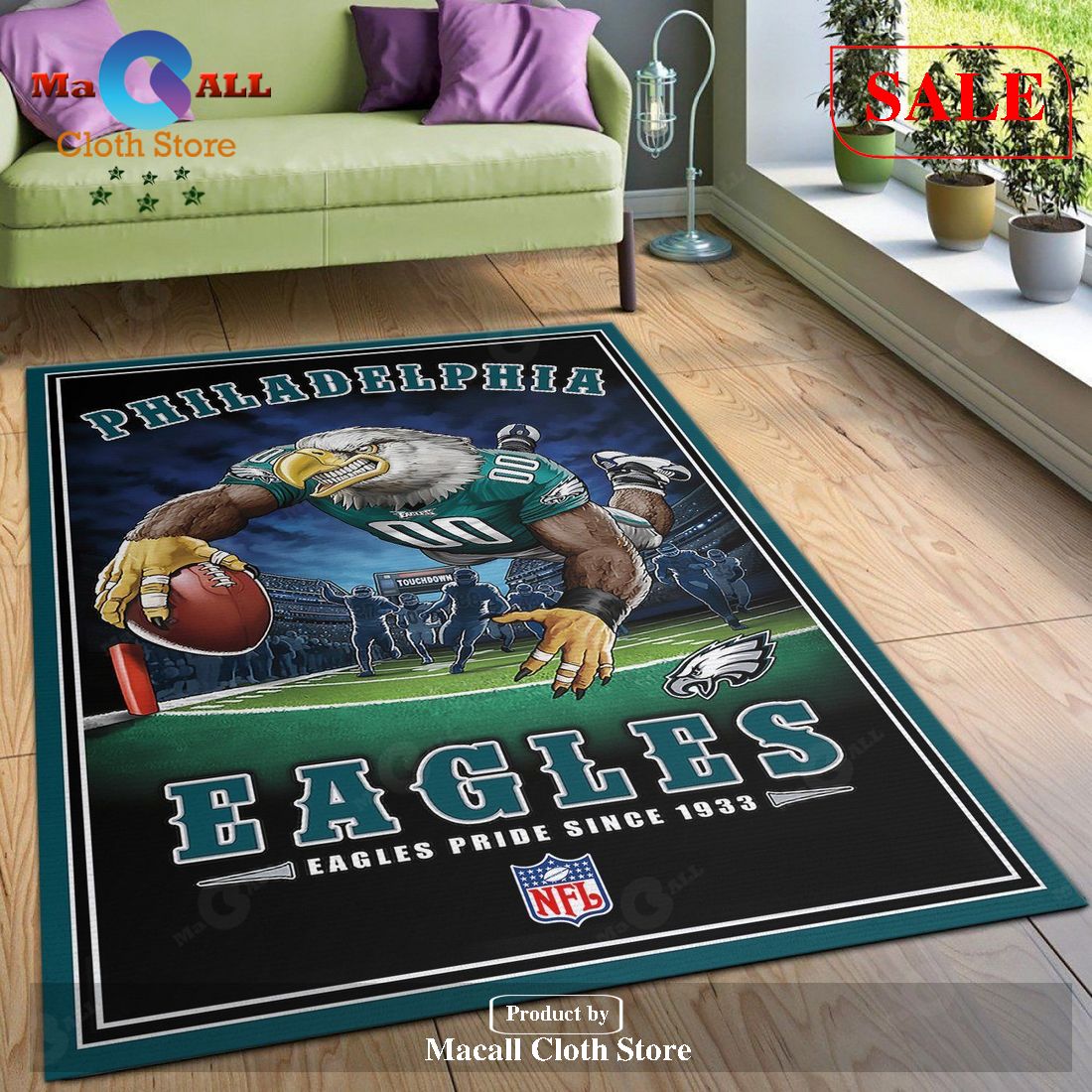 [SALE] Philadelphia Eagles NFL Team Pride Nice Gift Home Decor Rectangle Area Rug RER G1F5 – Indoor Outdoor Rugs