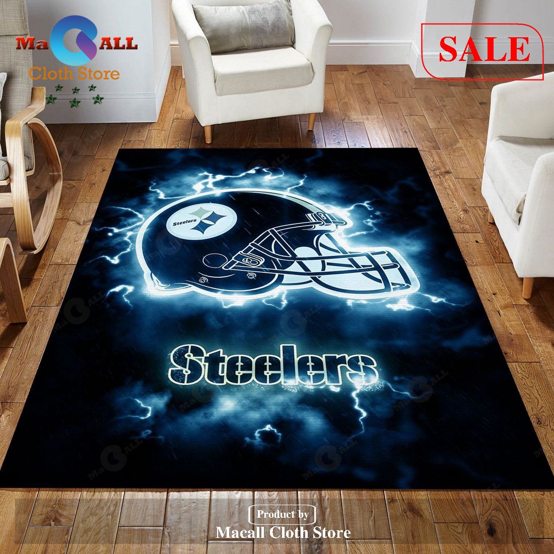 [SALE] Pittsburgh Steelers NFL Rug Living Room Rug Christmas Gift US Decor – Indoor Outdoor Rugs