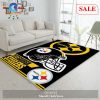 [SALE] Pittsburgh Steelers NFL Team Logo Helmet Style Nice Gift Home Decor Rectangle Area Rug – Indoor Outdoor Rugs