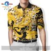 Versace Gradient Textures Basic Style Luxury For Men Versace Polo Shirt