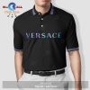 Versace Flower Chain Effect Luxury For Men Versace Polo Shirt Versace Flower Chain Effect Luxury For Men Versace Polo Shirt