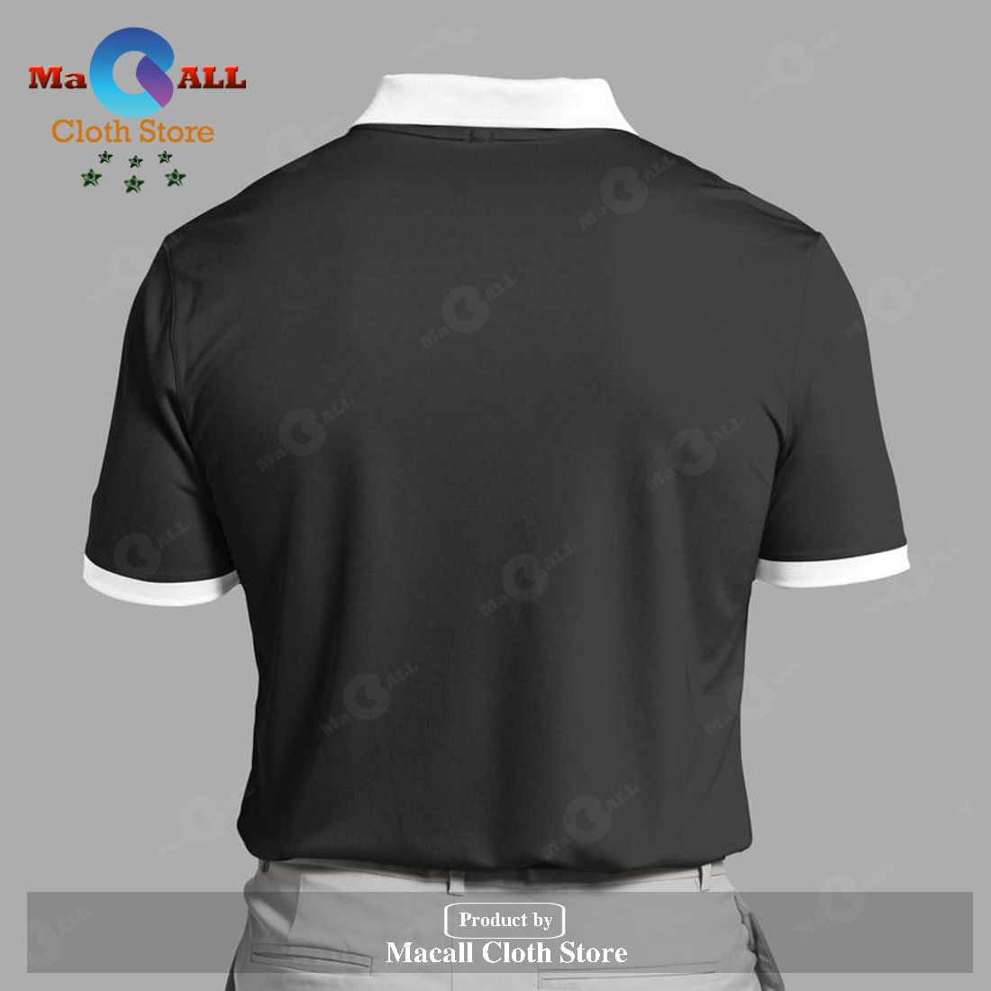 Versace Special Style Premium Luxury For Men Versace Balck White Polo Shirt