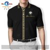 Versace Vertical Textures Basic Style Luxury For Men Versace Yellow Polo Shirt