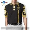 Versace Vertical Textures Basic Style Premium Luxury For Men Versace White Polo Shirt