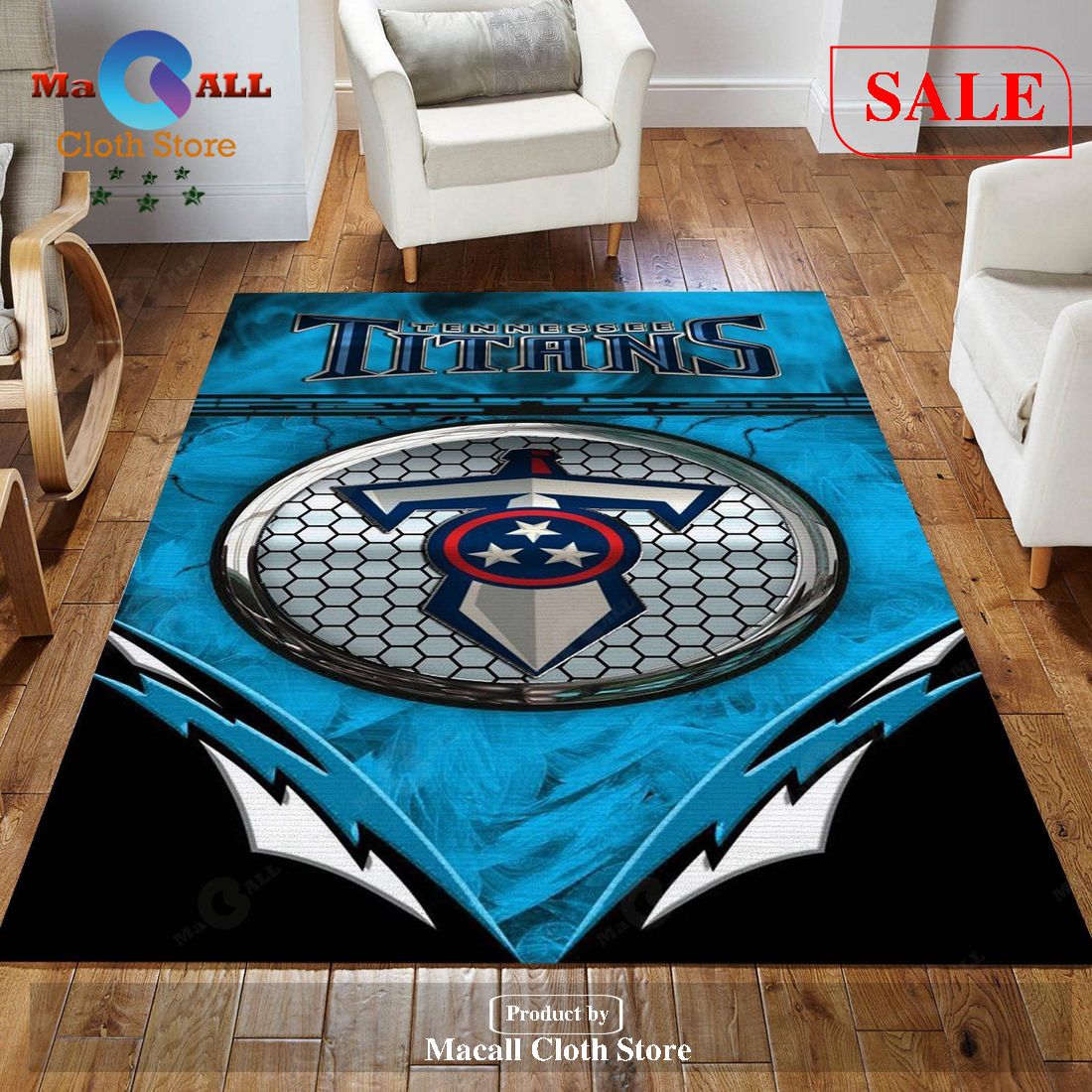 Tennessee Titans 1 NFL Area Rug For Christmas Bedroom Rug Home