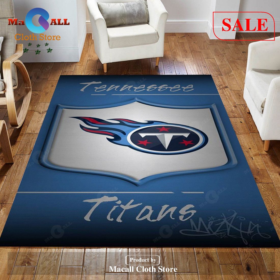 Tennessee Titans NFL Rug, Christmas Gift, Home Decor Outdoor Indoor Rug in  2023