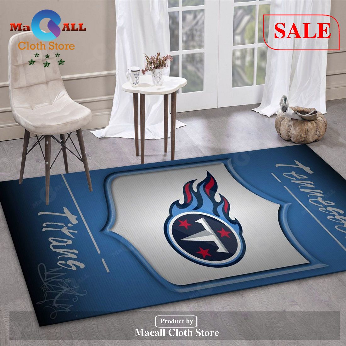 Tennessee Titans 6 NFL Noel Gift Rug Bedroom Rug Floor Decor Home