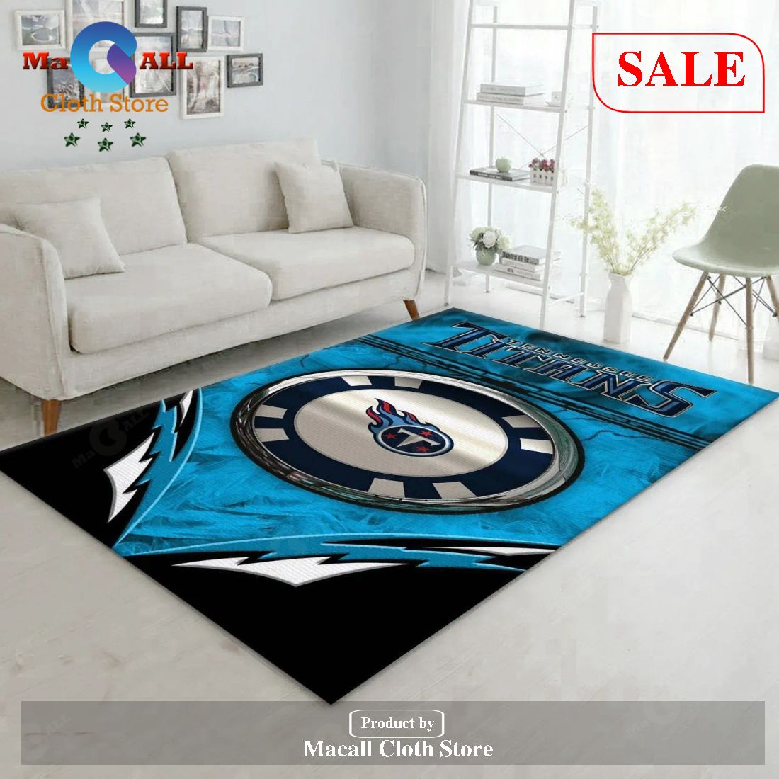 Tennessee Titans NFL Team Spirit Area Rug