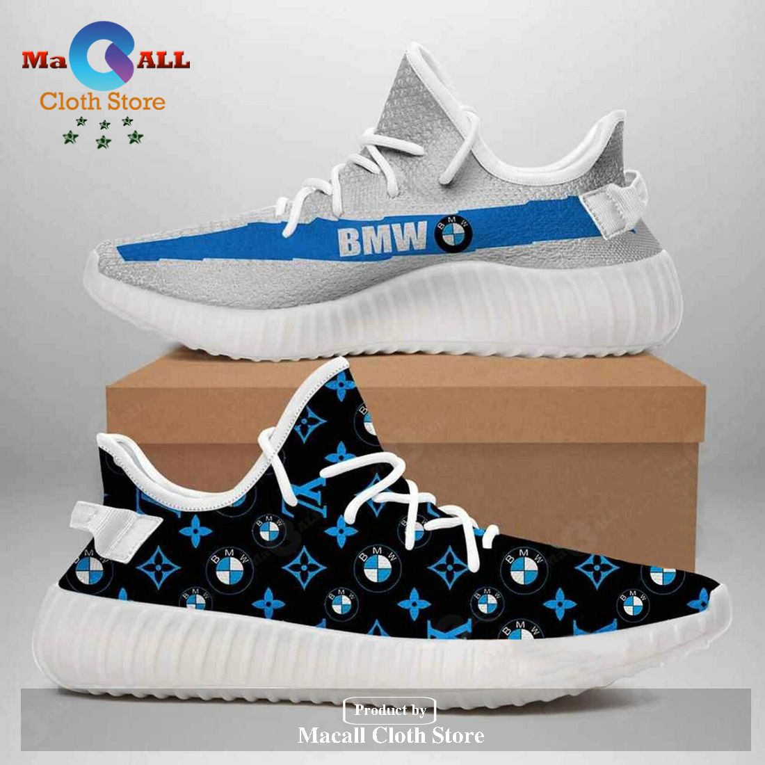 Louis Vuitton Bmw Yeezy Boost Shoes Sport Sneakers Luxury Brand For Men And  Women - Macall Cloth Store - Destination for fashionistas