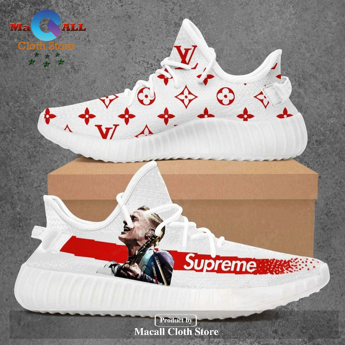 Louis Vuitton Supreme Bryan Adams Yeezy Boost Shoes Sport Sneakers Luxury  Brand For Men And Women - Macall Cloth Store - Destination for fashionistas