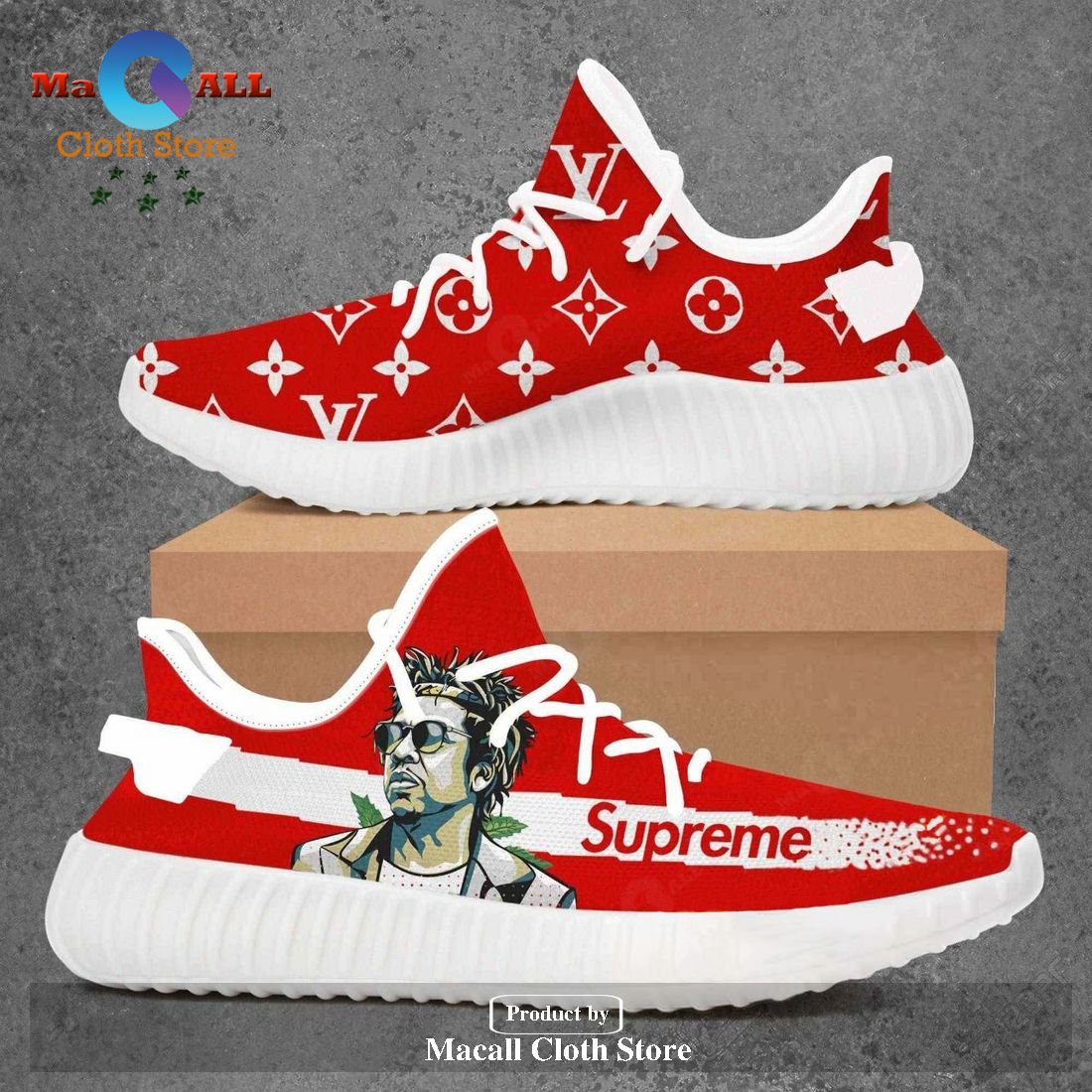 bar evigt Halloween Louis Vuitton Supreme Jay Z Model 2 Yeezy Boost Shoes Sport Sneakers Luxury  Brand For Men And Women - Macall Cloth Store - Destination for fashionistas