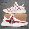 Louis Vuitton Supreme Travis Scott Luxury Brand Premium Red Yeezy Sneaker For Men Women