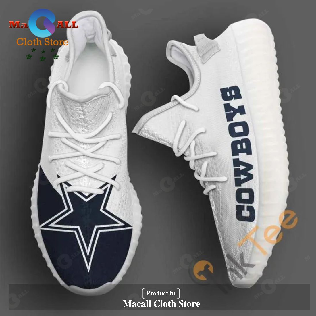 Personalized Dallas Cowboys Model 3 Yeezy Sport Shoes Personalized Dallas Cowboys Model 3 Yeezy Sport Shoes