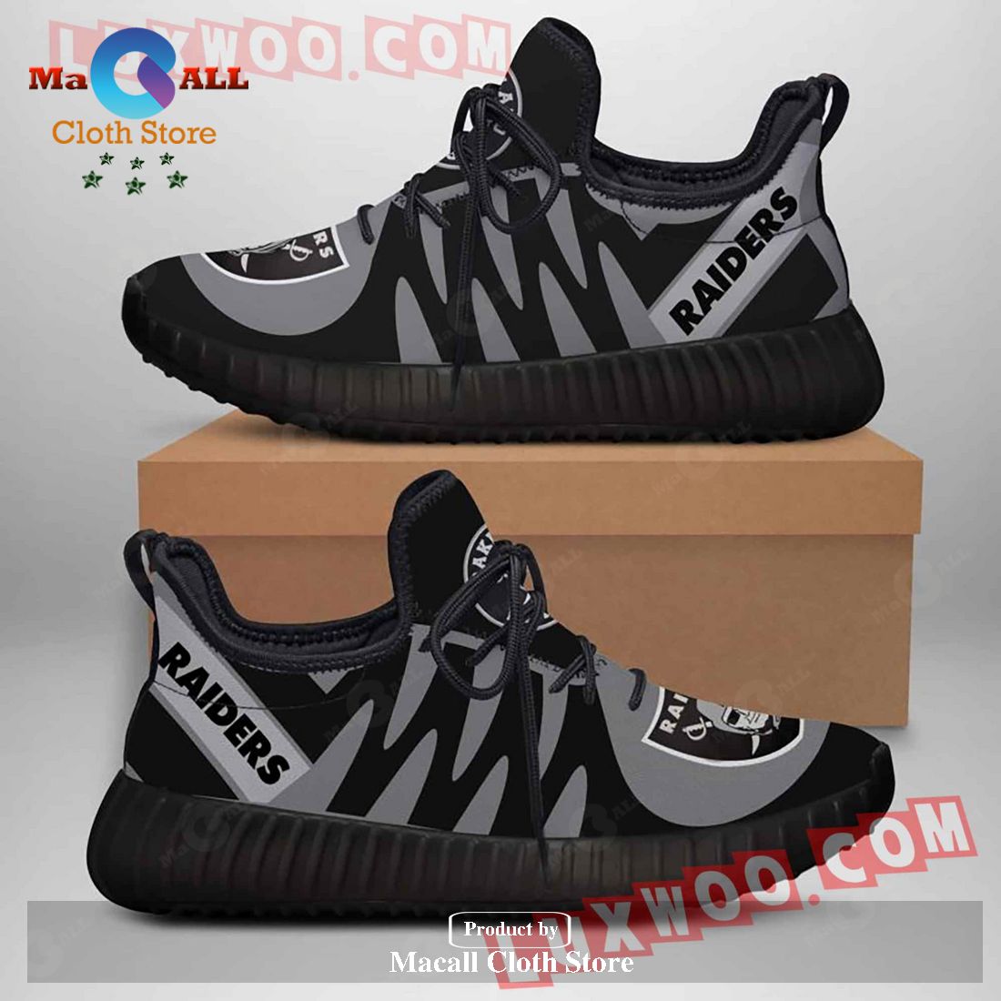 PersonalizedOakland Raiders NFL Model 5 Yezzy Shoes Sneaker PersonalizedOakland Raiders NFL Model 5 Yezzy Shoes Sneaker