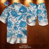 Gucci Logo Pattern Blue Animal Version Hawaiian Shirt and Short LIMITED EDITION