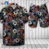 Gucci Logo Pattern Fresh Floral Version Hawaiian Shirt and Short LIMITED EDITION