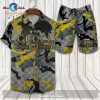 Gucci Logo Pattern Gold Line Style Hawaiian Shirt and Short LIMITED EDITION