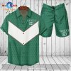 Gucci Logo Pattern Majestic Blue Premium Hawaiian Shirt and Short LIMITED EDITION