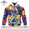 Personalized NFL Atlanta Falcons Special Autism Awareness Puzzle Game White Hoodie Sweatshirt 3D Personalized NFL Atlanta Falcons Special Autism Awareness Puzzle Game White Hoodie Sweatshirt 3D