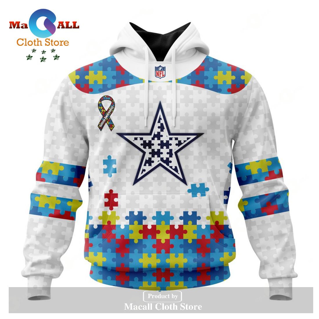 BEST NFL Dallas Cowboys Salute To Service - Honor Veterans And Their  Families 3D Hoodie