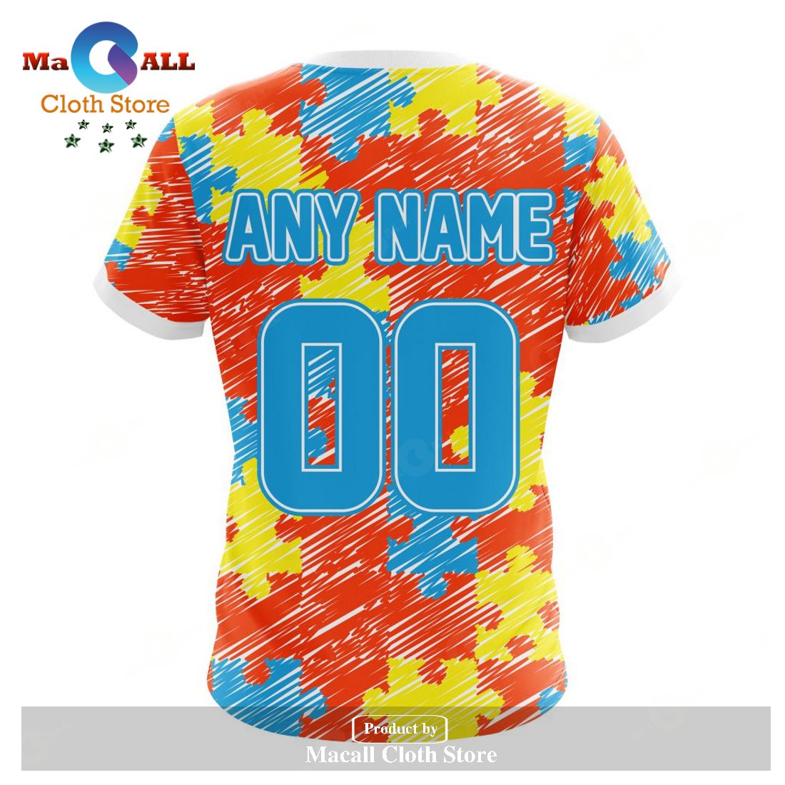 Personalized NFL Denver Broncos Special Autism Awareness Puzzle Game Stripes Design Hoodie Sweatshirt 3D Personalized NFL Denver Broncos Special Autism Awareness Puzzle Game Stripes Design Hoodie Sweatshirt 3D