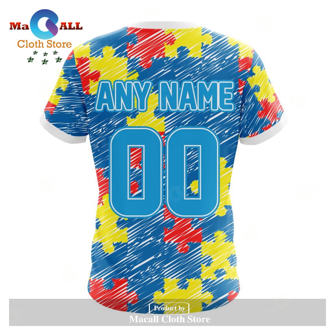 Personalized NFL Detroit Lions Special Autism Awareness Puzzle Game Stripes Design Hoodie Sweatshirt 3D Personalized NFL Detroit Lions Special Autism Awareness Puzzle Game Stripes Design Hoodie Sweatshirt 3D