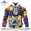Personalized NFL Houston Texans Special Autism Awareness Puzzle Game White Hoodie Sweatshirt 3D
