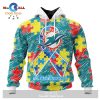 Personalized NFL Los Angeles Rams Special Autism Awareness Puzzle Game White Hoodie Sweatshirt 3D