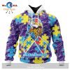 Personalized NFL Miami Dolphins Special Autism Awareness Puzzle Game White Hoodie Sweatshirt 3D