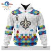 Personalized NFL New York Giants Special Autism Awareness Puzzle Game Stripes Design Hoodie Sweatshirt 3D