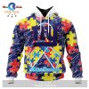 Personalized NFL New York Giants Special Autism Awareness Puzzle Game White Hoodie Sweatshirt 3D