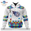Personalized NFL Tennessee Titans Special Autism Awareness Puzzle Game Stripes Design Hoodie Sweatshirt 3D
