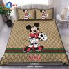 Brighton & Hove Albion x Gucci Mickey Mixing Trending Style Bedding Sets, Bedroom Sets LIMITED EDITION