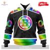 Personalized NHL Buffalo Sabres Special Pride Gradient Color Design Hockey Hoodie Sweatshirt 3D