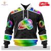 Personalized NHL Chicago Blackhawks Special Pride Gradient Color Design Hockey Hoodie Sweatshirt 3D