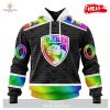 Personalized NHL Edmonton Oilers Special Pride Gradient Color Design Hockey Hoodie Sweatshirt 3D